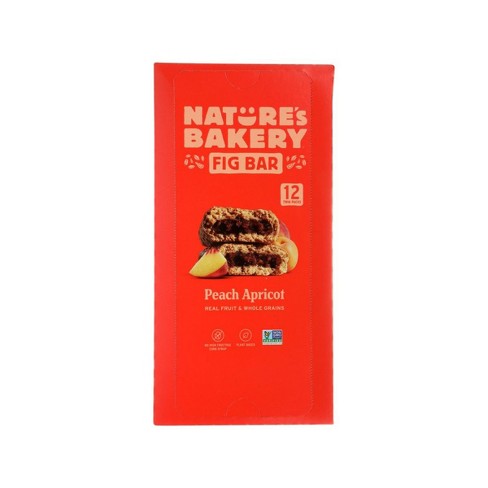 Nature's Bakery Stone Ground Whole Wheat Peach Apricot Fig Bars - Case of  12/2 oz