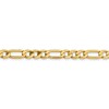 Black Bow Jewelry Men's 6.25mm, 14k Yellow Gold, Flat Figaro Chain Bracelet - 2 of 4