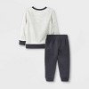 Toddler Boys' Spider-Man Long Sleeve Fleece Top and Bottom Set - Gray - 2 of 4