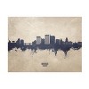 Trademark Fine Art -Michael Tompsett 'Boise Idaho Skyline Concrete' Canvas Art - 2 of 4