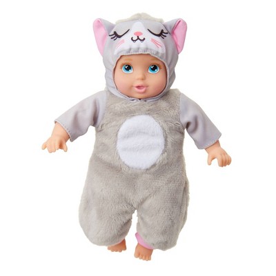 Perfectly Cute 8" My Lil' Deluxe Baby Doll - Gray Cat