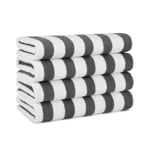 Arkwright Cali-Cabana Striped 100% Cotton Beach Towels (4-Pack), 30x60 in. - 1 of 4