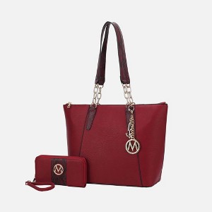 MKF Collection Ximena Women’s Tote Bag with matching Wristlet Wallet by Mia K - 1 of 3