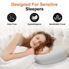 SUGIFT Memory Foam Cervical Pillow for Neck and Shoulder Pain Relief Orthopedic Sleeping Pillow for Back Side Stomach Sleepers - 2 of 4