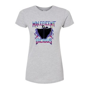 Women's - Disney Villains - Maleficent Vicious Fitted Graphic T-Shirt - 1 of 3