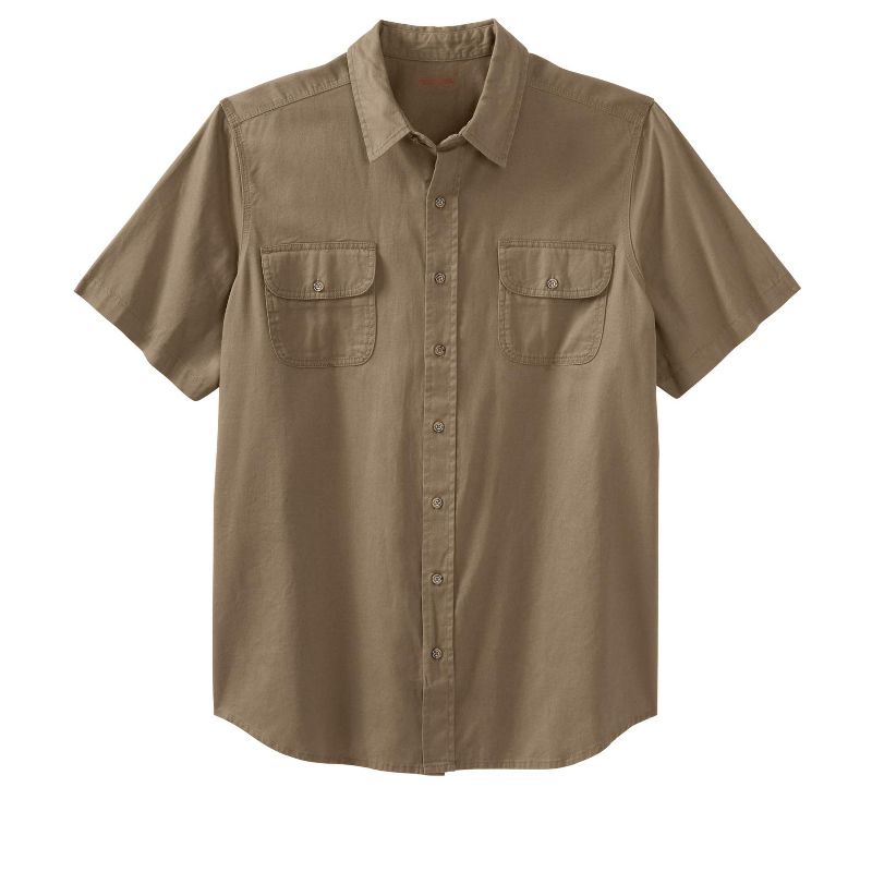 Boulder Creek by KingSize Men's Big & Tall  Short Sleeve Shirt, 1 of 2