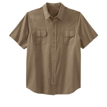 Boulder Creek by KingSize Men's Big & Tall  Short Sleeve Shirt