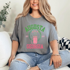 Simply Sage Market Golf Augusta Georgia EST. 1934 Garment Dyed Tee - 1 of 4
