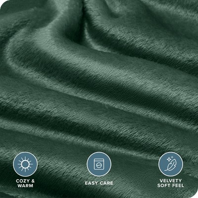 Forest Green Twin Microplush Deep Pocket Sheet Set