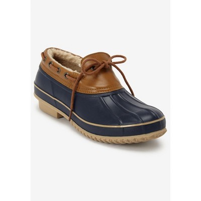 Обувь Comfortview The Storm Waterproof Rubber Slip-On - 9 W, Navy (Wide Widths Available) — фото 3