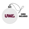 University of Wisconsin - La Crosse University Secondary Logo Acrylic Christmas Tree Holiday Ornament - 3 of 4