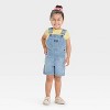 OshKosh B'gosh Toddler Girls' Railroad Striped Shortalls - 3 of 3