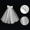 Unique Bargains Hair Clip Wedding Veil White 1 Pc - 3 of 4