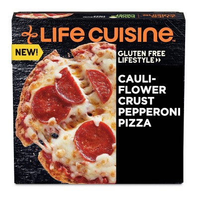 Life Cuisine Protein Lovers Gluten Free Frozen Cauliflower Crust Pepperoni Pizza - 6oz