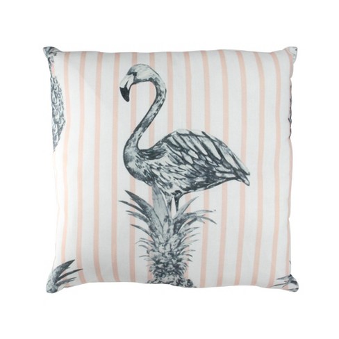 18" inches Cushion Cover x2 Tropical Series Throw Pillowcase Pink Flamingo Combo 