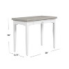 Hillsdale Furniture Clarion Wood Single Drawer Desk: Farmhouse Style, 75lb Capacity - 3 of 4