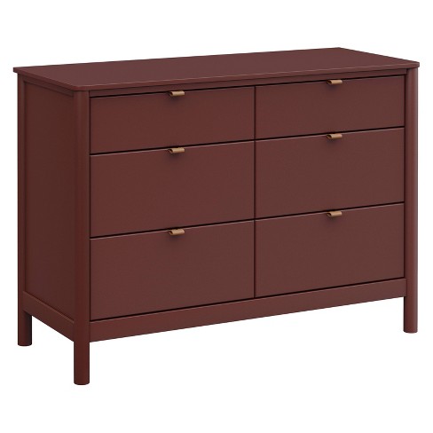 Babyletto Bondi 6 Drawer Assembled Dresser Crimson