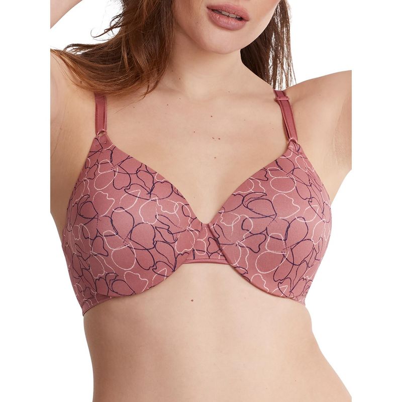 Warner's Women's This Is Not A Bra T-Shirt Bra - 1593 38C Chalk Floral / Deco, 2 of 2