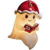 Cute Ghost Reading Book Lamp, Cute Halloween Ghost Night Light, Light up Ghosts Halloween Decorations for Centerpiece Bedroom Shelf Readers (6 Inch) - 3 of 4
