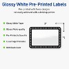 Avery 2" x 3" Labels, Black and White Polka Dots, 80 ct - 2 of 4