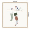 Amanti Art Blue Birds of Christmas Happiness I by Lucca Sheppard Canvas Wall Art Print Framed 30-in. x 30-in. - 4 of 4