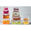 Lexi Home Plastic Containers with Snap Lock Lids (Set of 12) - image 2 of 4