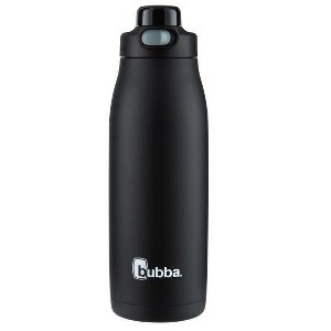 Bubba Radiant Stainless Steel Water Bottle with Push-Button Chug Lid 32oz., Licorice Rubberized - 1 of 4
