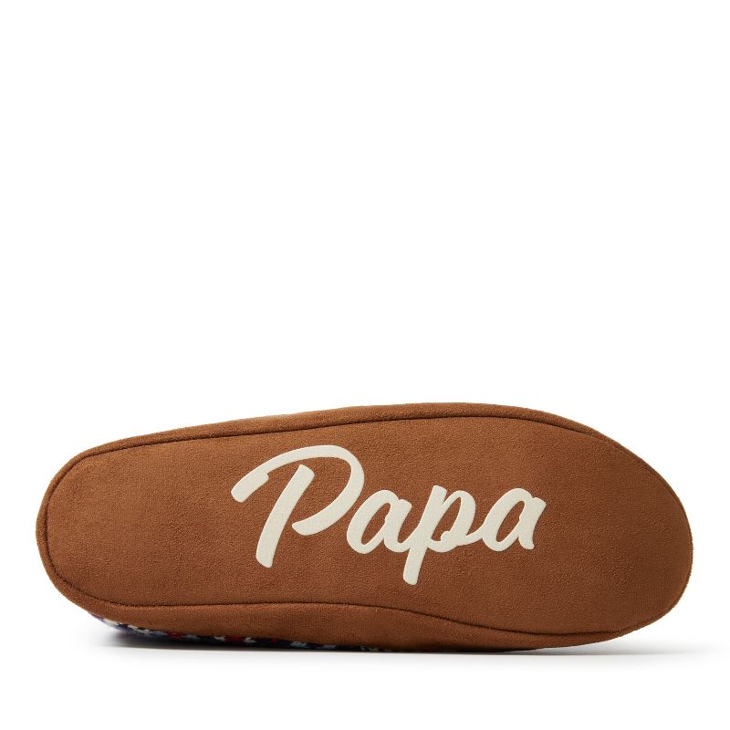 Dearfoams Men's Papa Bear Warm Up Bootie Slippers, 4 of 5