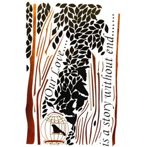 Slickblue Our Tree Wall Art Decals, Easy Peel & Stick Vinyl Stickers for Home Walls - 23.6" x 35.4" - 1 of 3