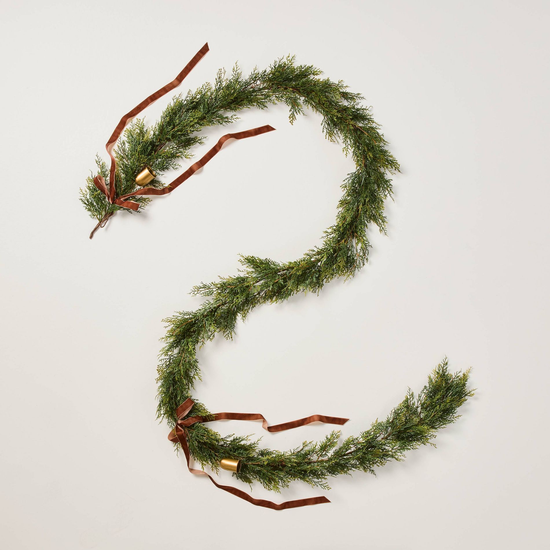 12' Christmas Bow Cedar Garland - Hearth & Hand™ with Magnolia