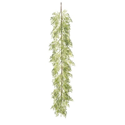 Transpac Artificial 72 in. Green Christmas Dream Artificial Garland