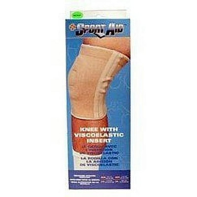 Sport Aid Knee Brace With Gel Pad 9" Large Beige