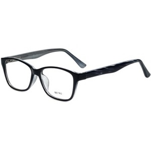 Metro Collection 23 Designer Acetate Reading Glasses in Black +2.50 127mm Frame/47mm Lens Width - 1 of 4