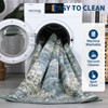 Indoor Soft Easy Vintage Luxurious Traditional Area Rug for Living Room Care Washable Floor Carpet Low Pile - 3 of 4