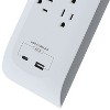 Digital Energy® 8-Outlet USB-A and USB-C® Surge Protector Power Strip (72 In.; White), Size: 6 Ft. - 2 of 4