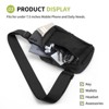 Unique Bargains Small Anti Theft Crossbody Sling Backpack Nylon Chest Bag Fanny Pack 1 Pc - 4 of 4