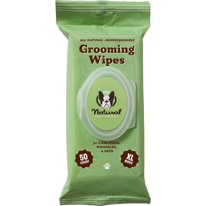 Natural Dog Company Grooming Dog Wipes - XL - 50ct, 1 of 7