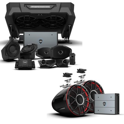 Wet Sounds JEEP-JL-LVL1-C - 1000 Watt 6 Speaker Audio Upgrade Kit and JEEP-JL-LVL2-T - 800 Watt Tower Speaker Audio Upgrade Kit Compatible with 201...