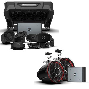 Wet Sounds JEEP-JL-LVL1-C - 1000 Watt 6 Speaker Audio Upgrade Kit and JEEP-JL-LVL2-T - 800 Watt Tower Speaker Audio Upgrade Kit Compatible with 201... - 1 of 4