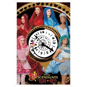 Trends International Disney Descendants: The Rise of Red - Group Framed Wall Poster Prints - 1 of 4