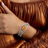 Ross-Simons Amber Openwork Cuff Bracelet in Sterling Silver - 2 of 3