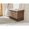 Landers 2 Drawer Cushion Bench - BCH5702 - Safavieh - 3 of 4