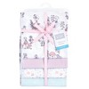 Hudson Baby Infant Girl Cotton Poly Flannel Receiving Blankets, Garden Fairies, One Size - 2 of 4