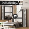 Mjkone Mjkone Queen Fold Up Cabinet Murphy Bed,Folding Wall Bed Guest Bed, 2 in 1 Space Saving Hidden Murphy Beds - 3 of 4