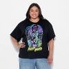 Women's Disney Villains Oversized Short Sleeve Graphic T-Shirt - Black - 2 of 3