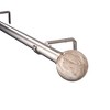 Linen Avenue Tan Travertine Single and Double Window Curtain Rod Set - 4 of 4