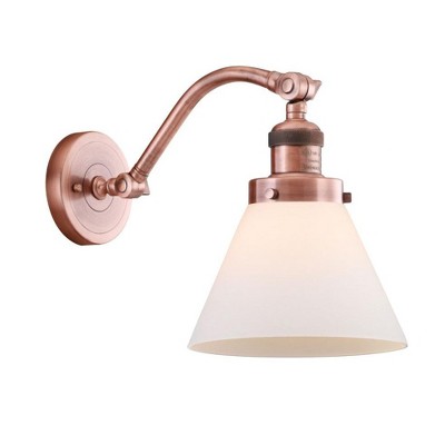 Cone - 1 Light Wall Sconce In Industrial Style-11.5 Inches Tall and 8 Inches Wide