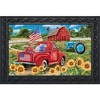 Briarwood Lane Summer Doormat 30x18 Indoor Outdoor Land of the Free For Summer Doormat - 2 of 4