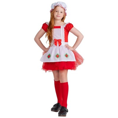 Dress Up America Strawberry Ballerina Costume For Girls - Small : Target