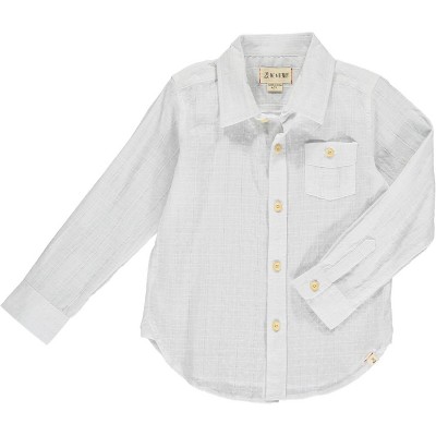 Boy's Atwood Long Sleeve Woven Collared Shirt - ME & HENRY